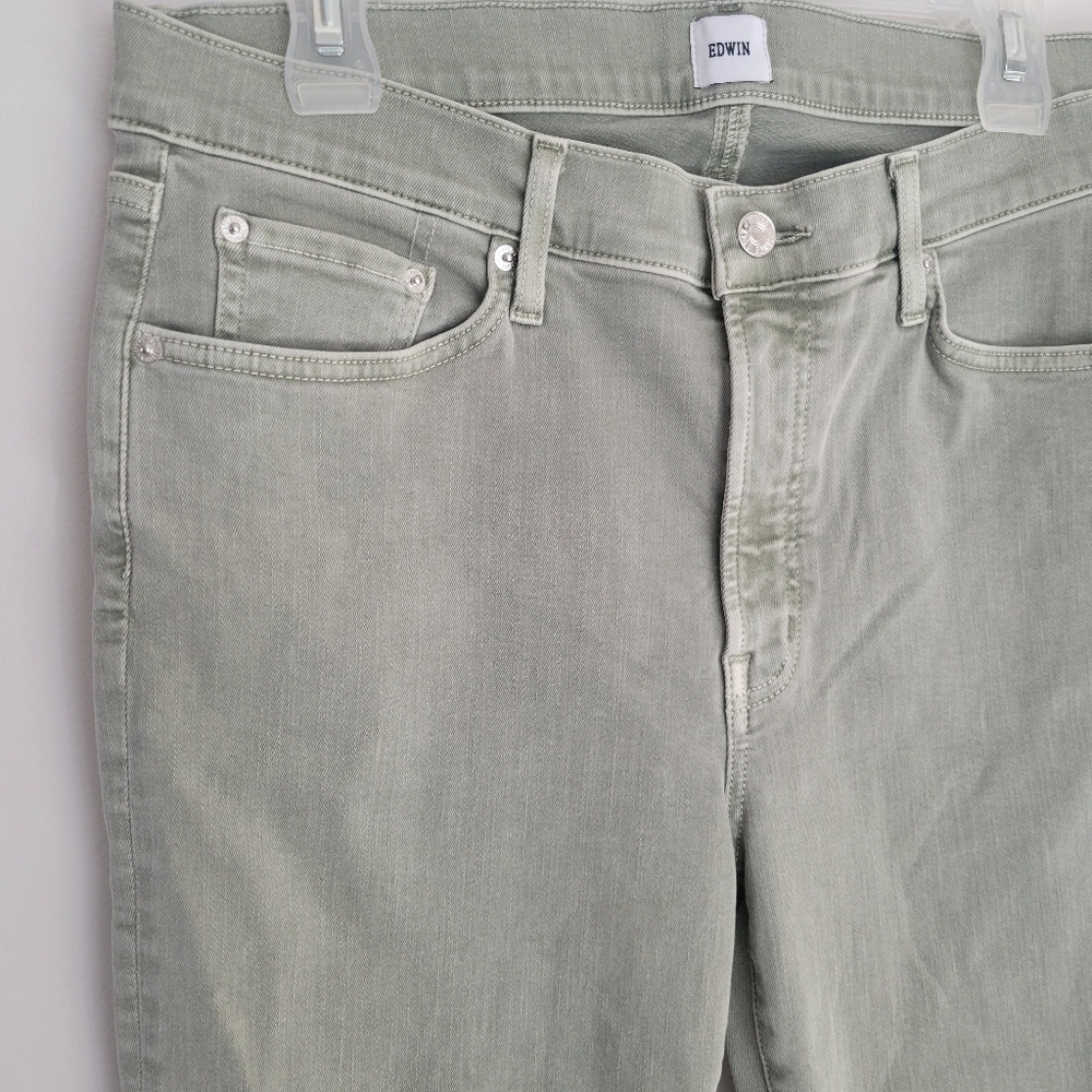 Edwin Bree Jeans in Sage Sz 32 NWT - Picture 2 of 9